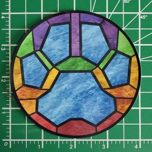 Rainbow Paw Window Cling