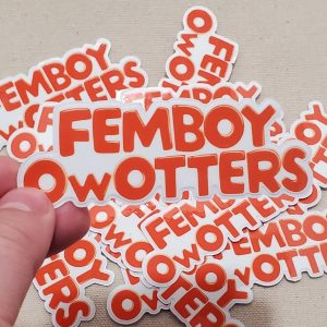 Femboy OwOtters 3.5" Sticker