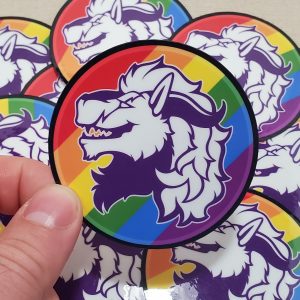 Rainbow Felkin 2.5" Round Sticker