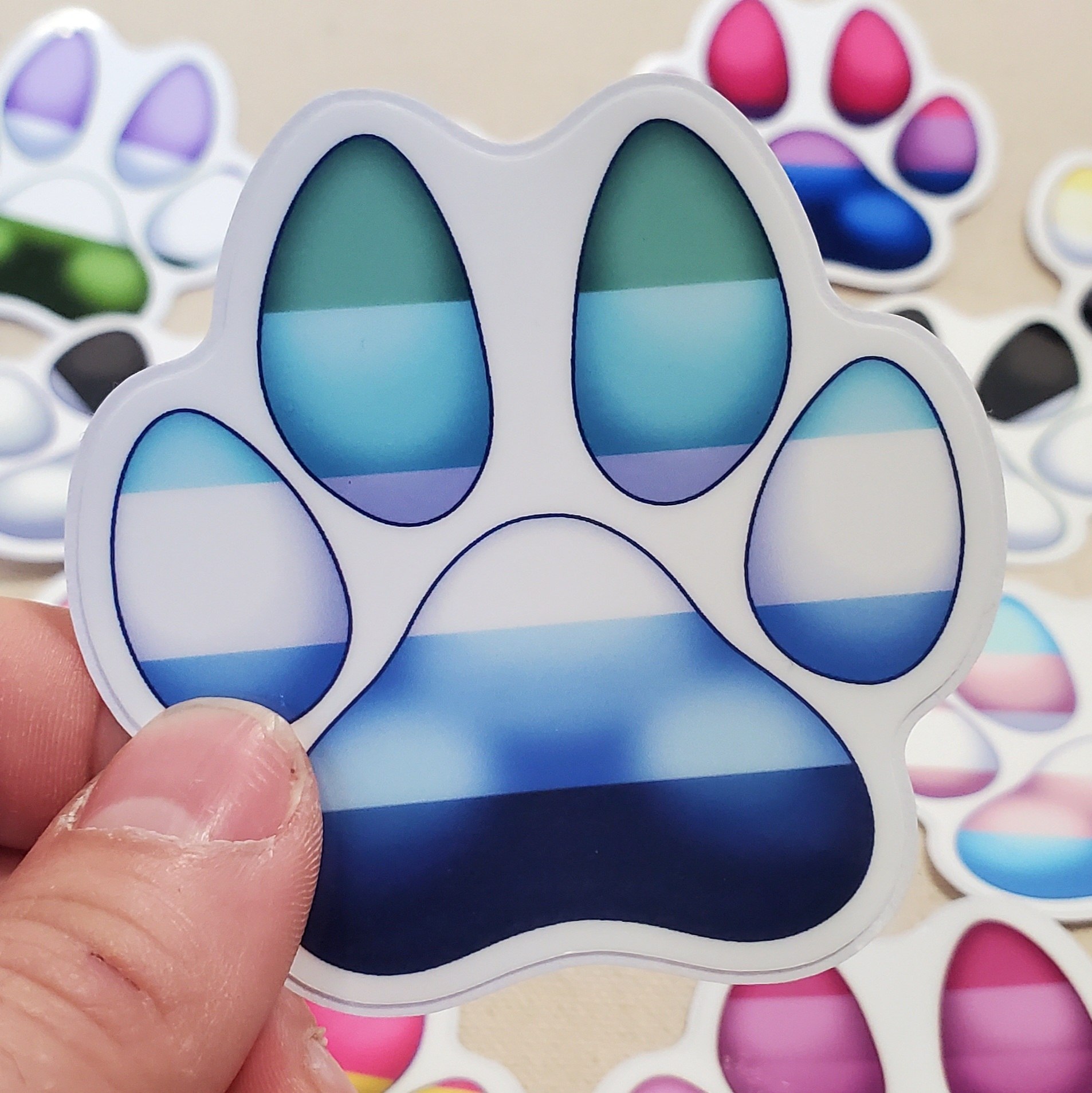 Pride Paw Stickers - Image 4