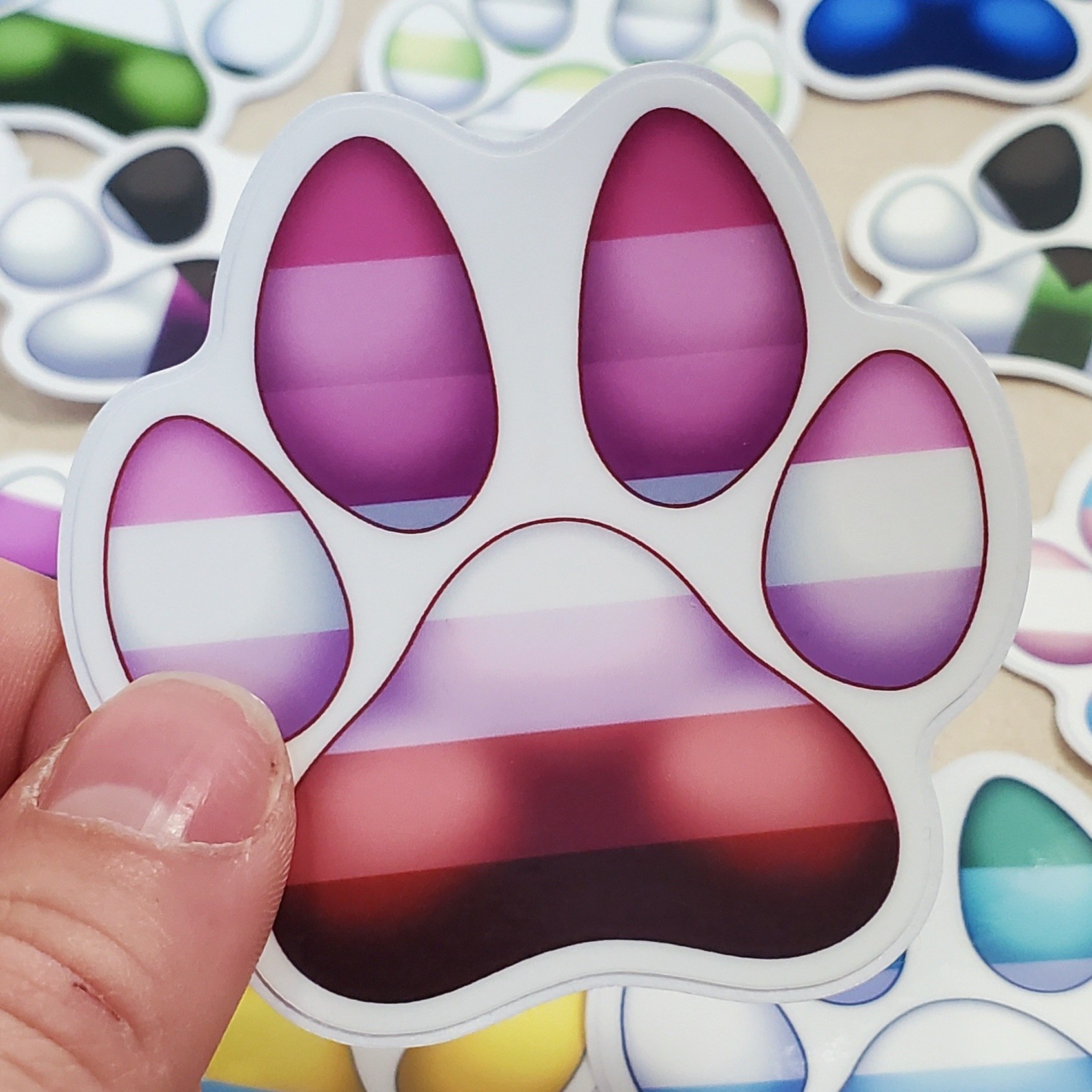 Pride Paw Stickers - Image 3