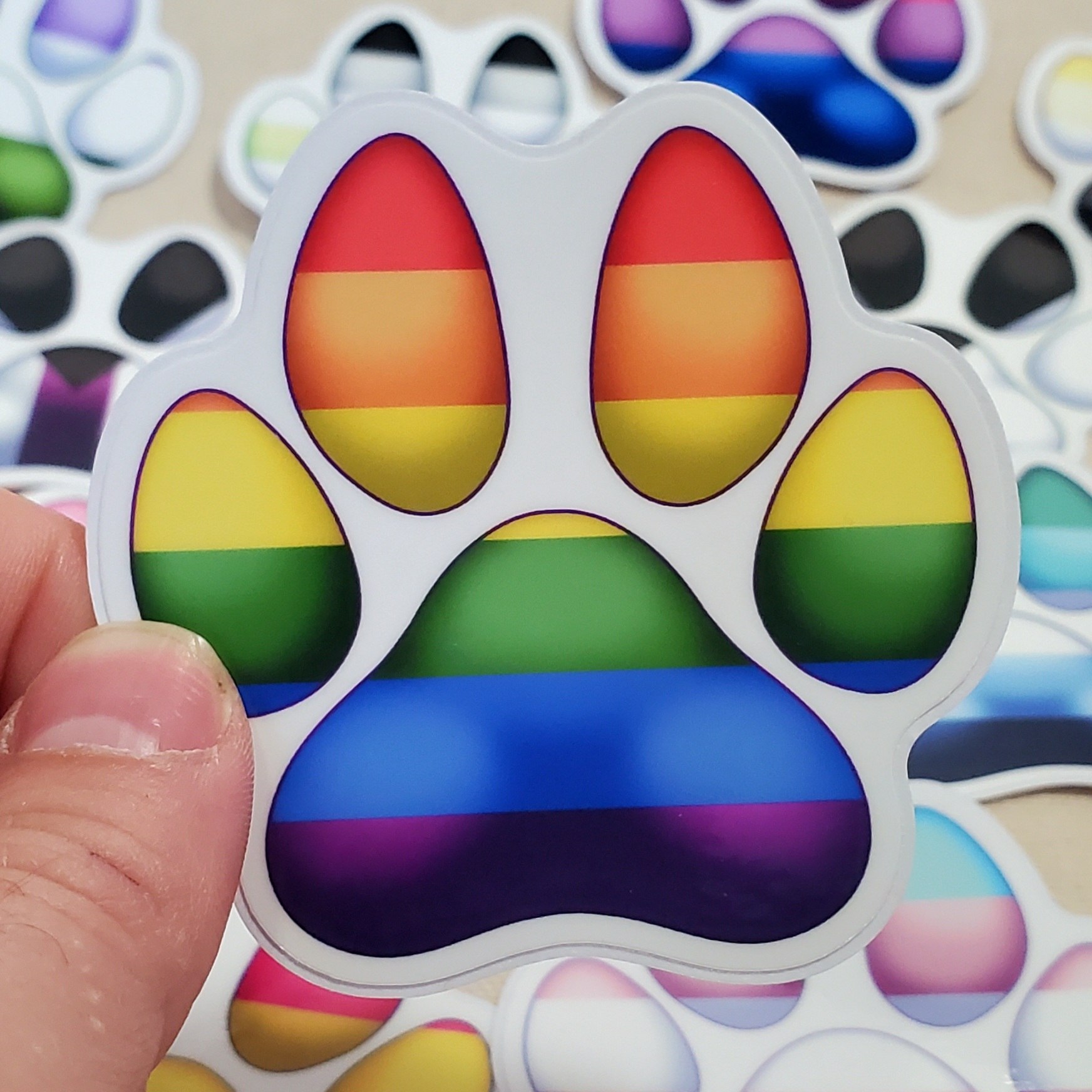 Pride Paw Stickers - Image 2